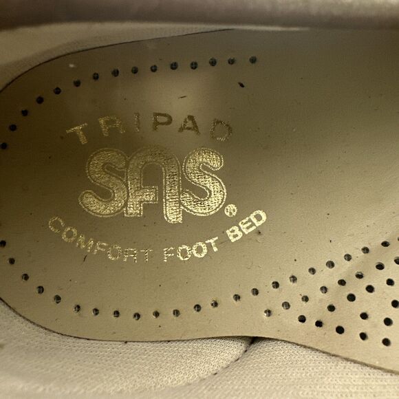 Tripad Sas Comfort Foot Bed Gold Copper Metallic Loafers 5 Womens Casual Slip-on - Picture 4 of 9